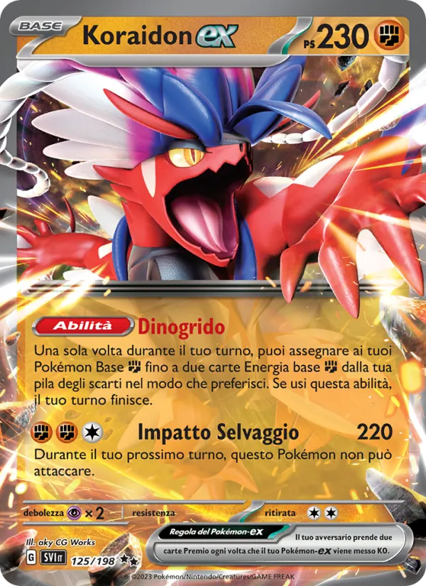 Koraidon ex (SVI 125)