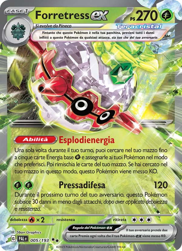 Forretress ex (PAL 005)