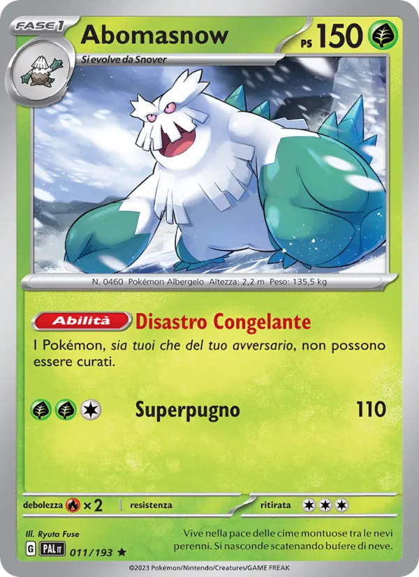 Abomasnow (PAL 011)