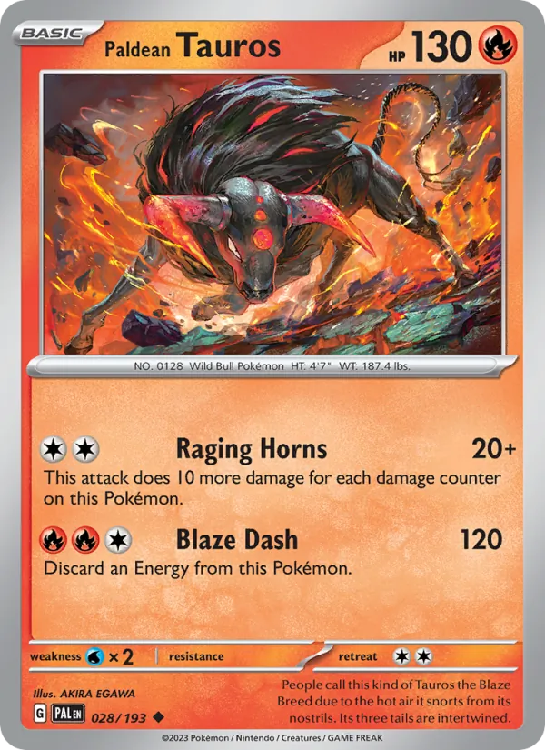 Paldean Tauros (PAL 028)
