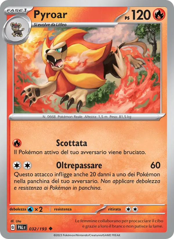 Pyroar (PAL 032)