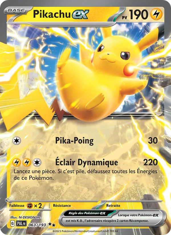Pikachu ex (PAL 063)