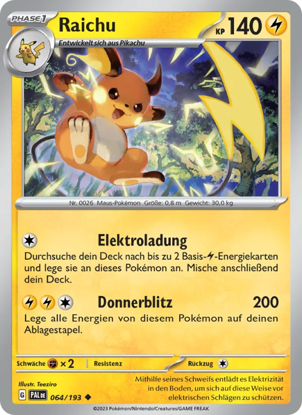 Raichu (PAL 064)