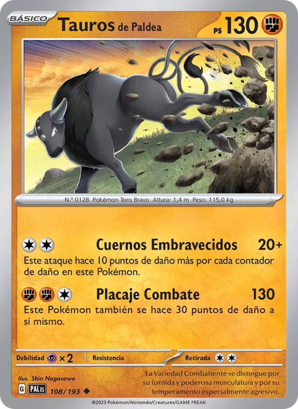 Paldean Tauros (PAL 108)