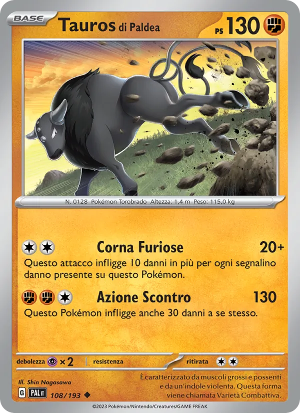 Paldean Tauros (PAL 108)