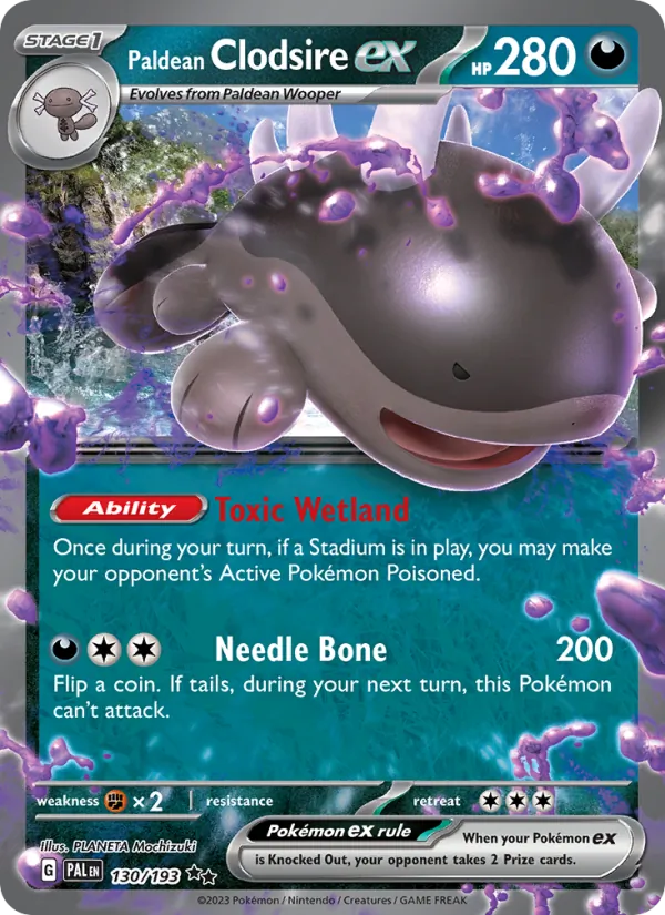 Paldean Clodsire ex (PAL 130)