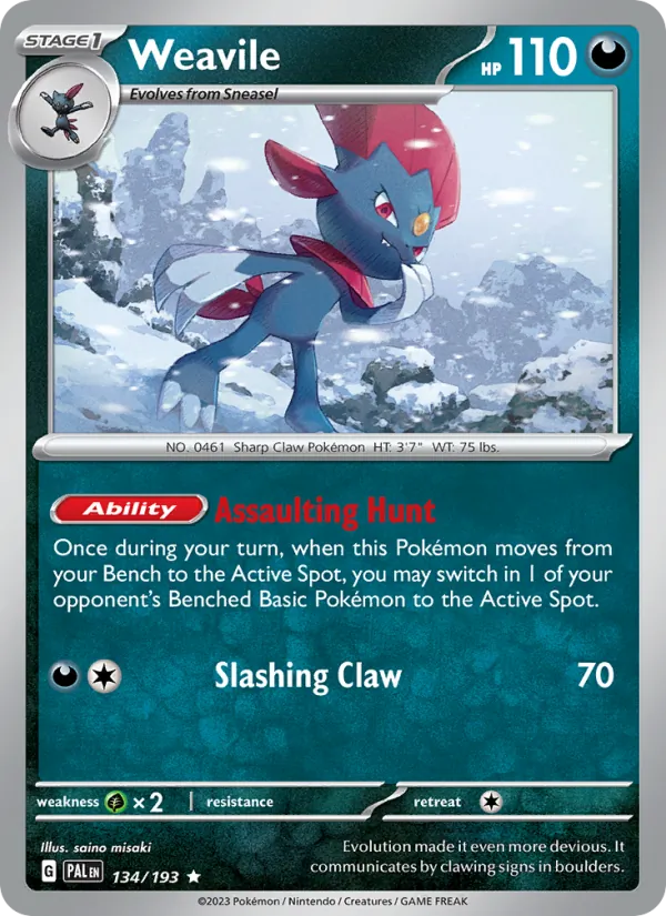 Weavile (PAL 134)