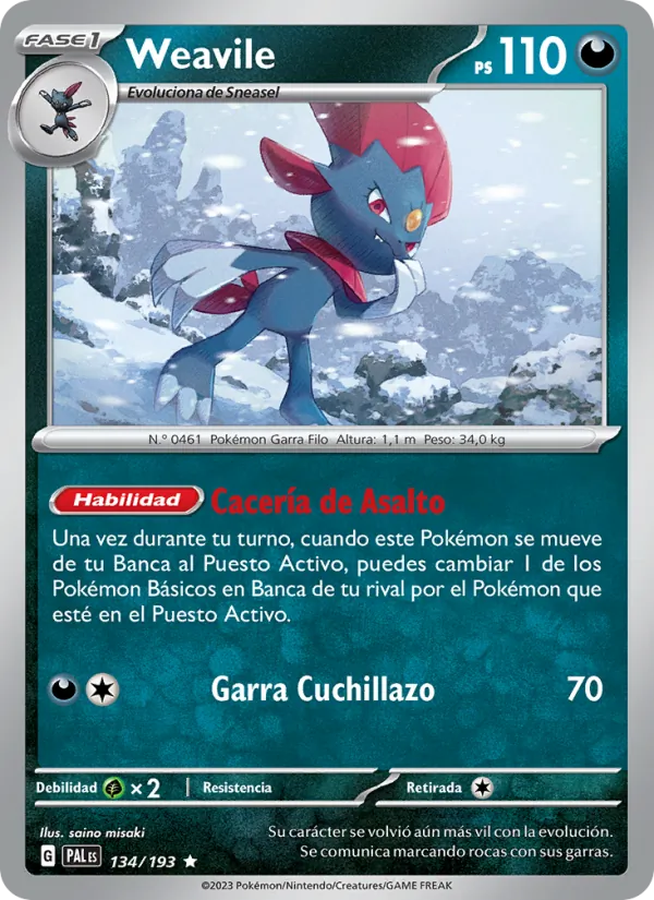 Weavile (PAL 134)
