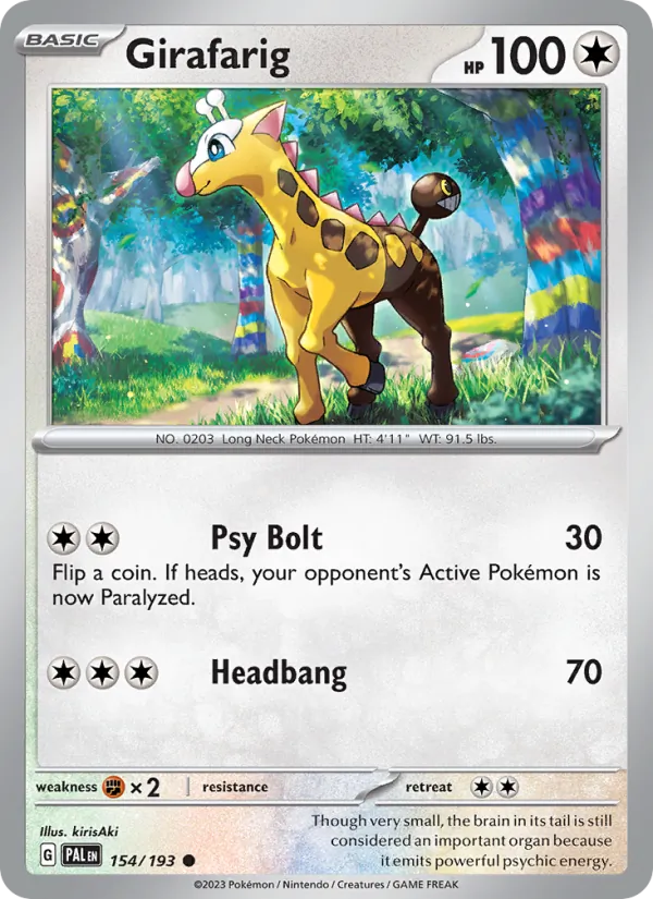 Girafarig (PAL 154)