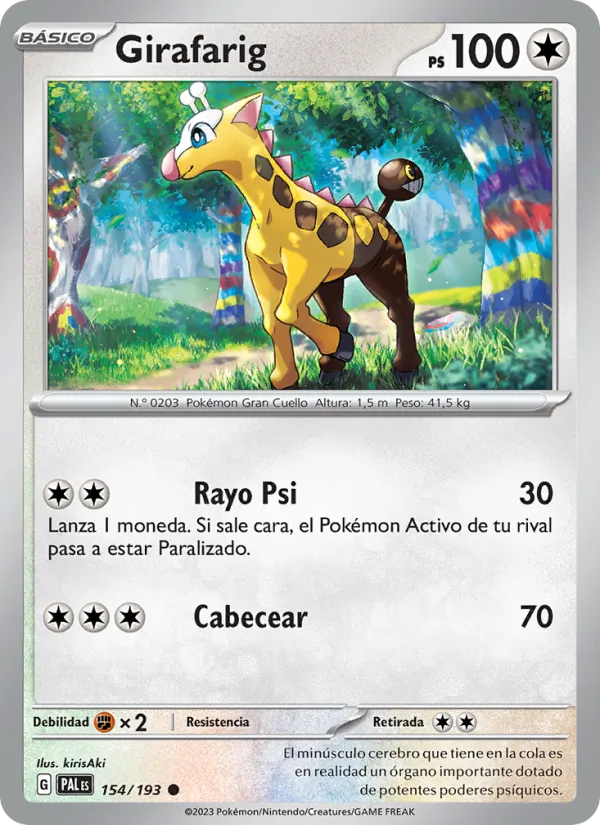 Girafarig (PAL 154)