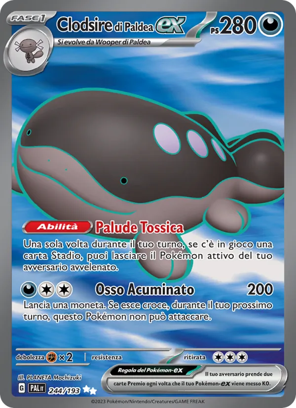 Paldean Clodsire ex (PAL 244)