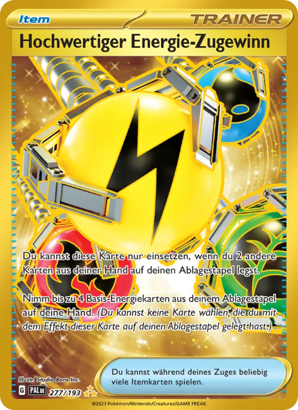 Hochwertiger Energie-Zugewinn (PAL 277)