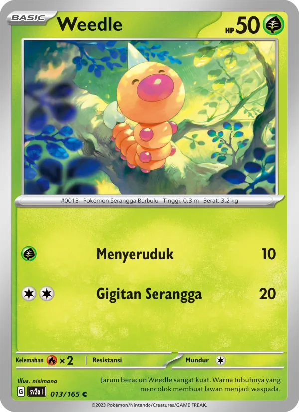 Weedle (sv2a 013)