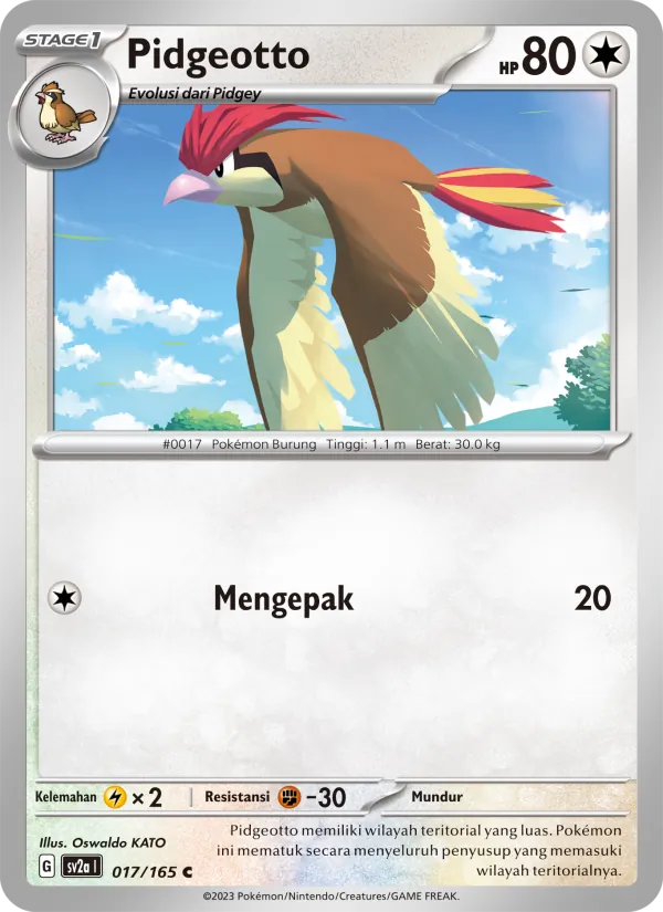 Pidgeotto (sv2a 017)