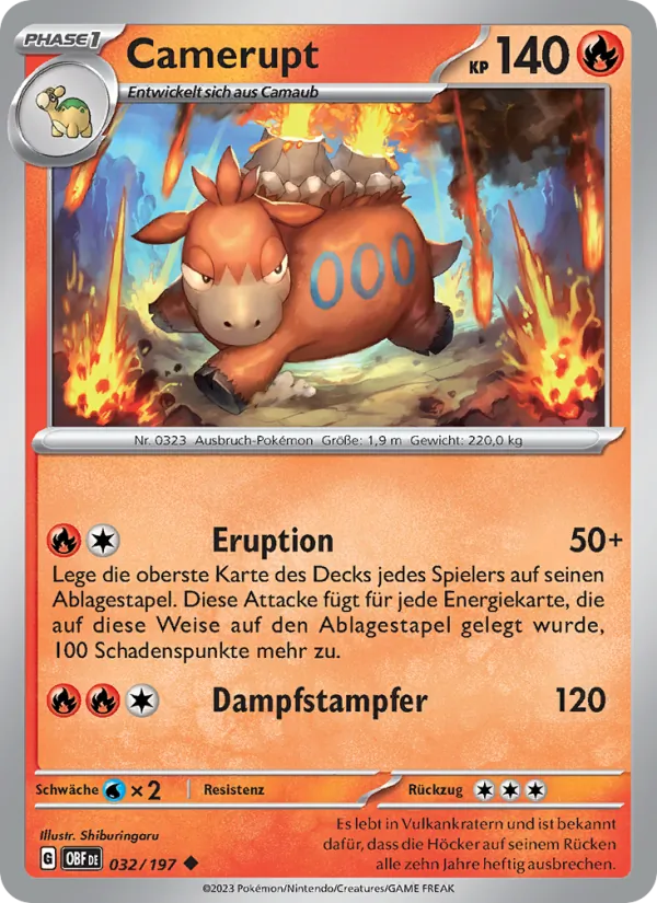Camerupt (OBF 032)