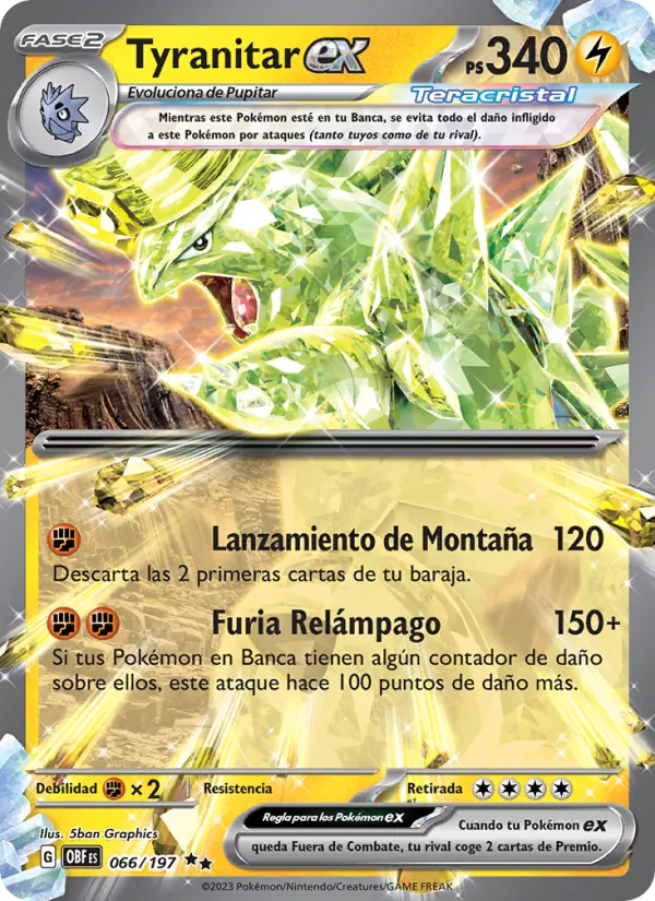 Tyranitar ex (OBF 066)