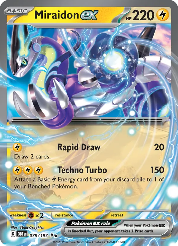 Miraidon ex (OBF 079)