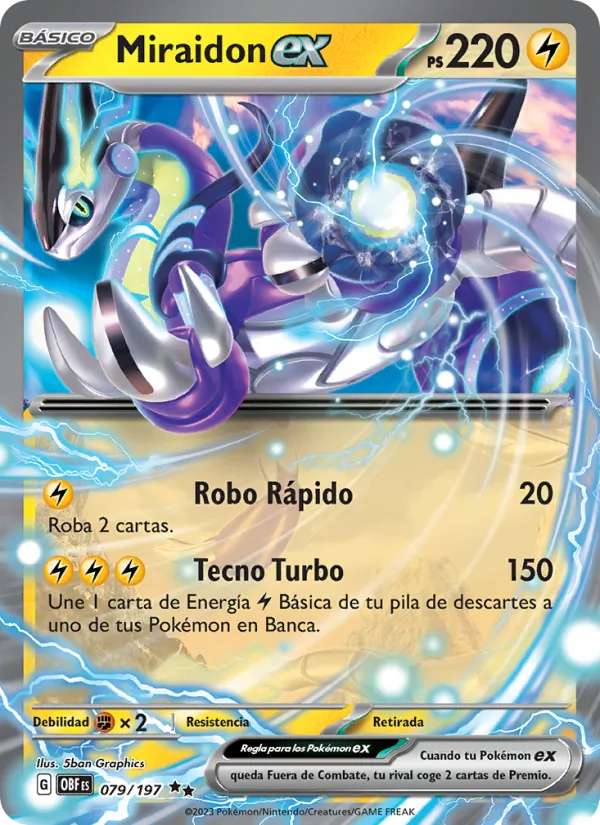 Miraidon ex (OBF 079)