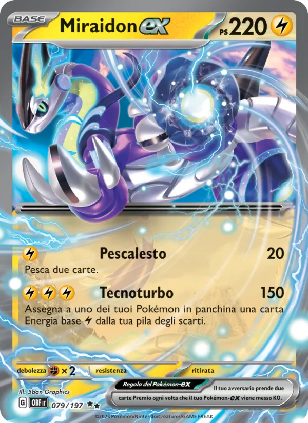 Miraidon ex (OBF 079)