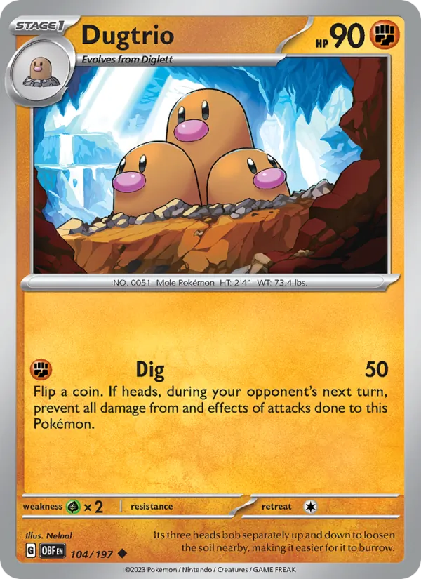 Dugtrio (OBF 104)