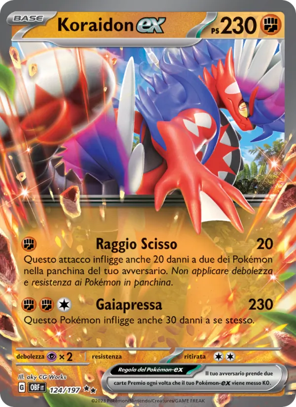 Koraidon ex (OBF 124)