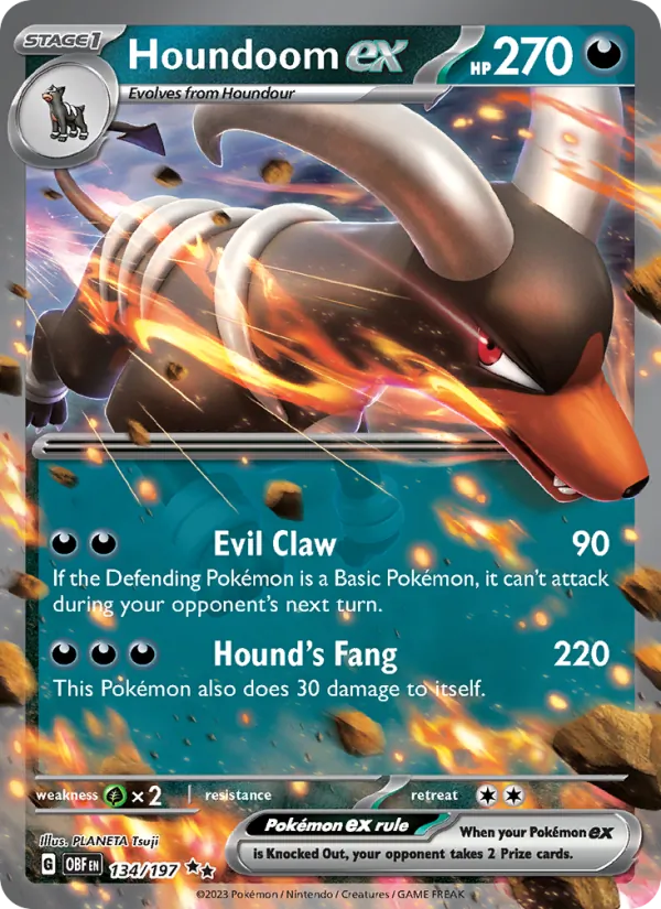 Houndoom ex (OBF 134)