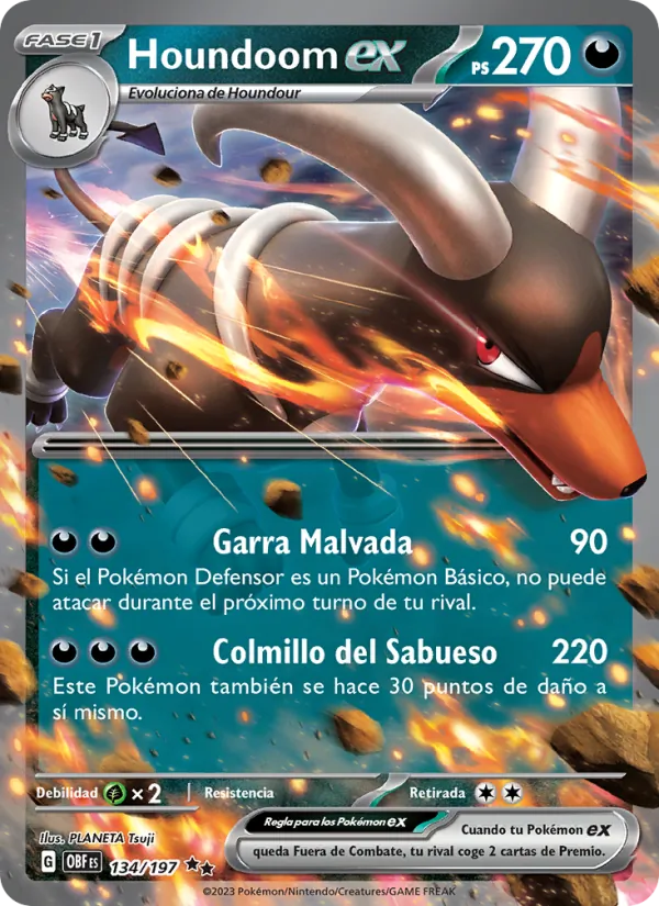 Houndoom ex (OBF 134)