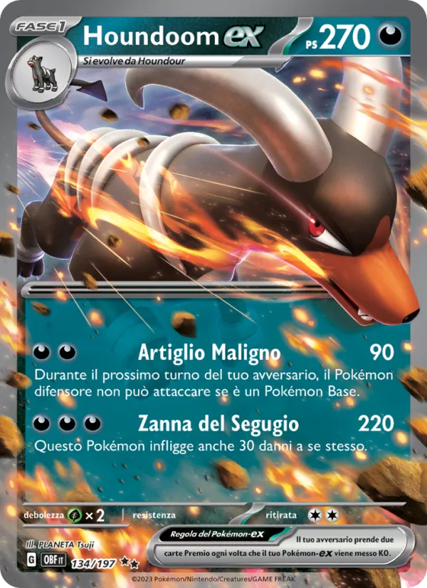 Houndoom ex (OBF 134)