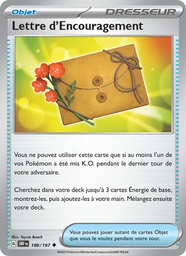 Letter of Encouragement (OBF 189)
