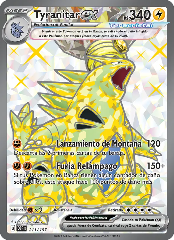 Tyranitar ex (OBF 211)