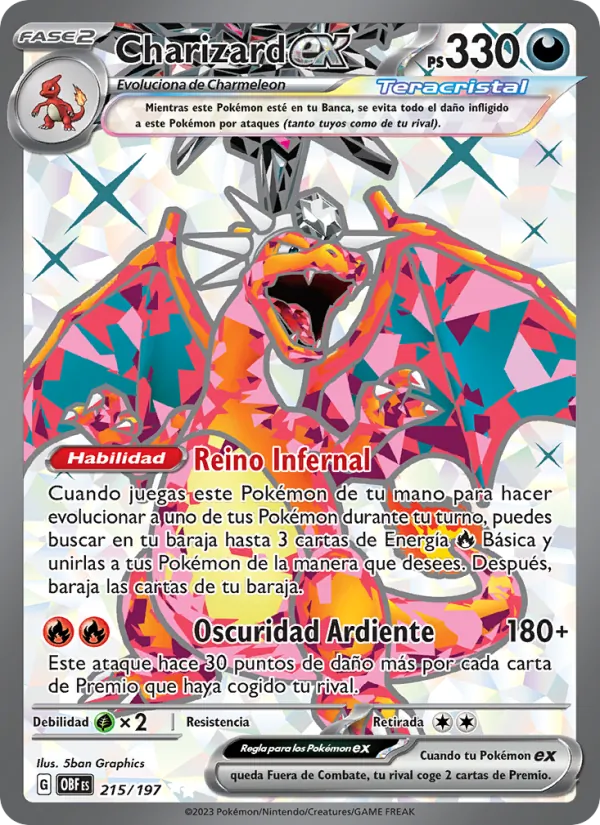 Charizard ex (OBF 215)