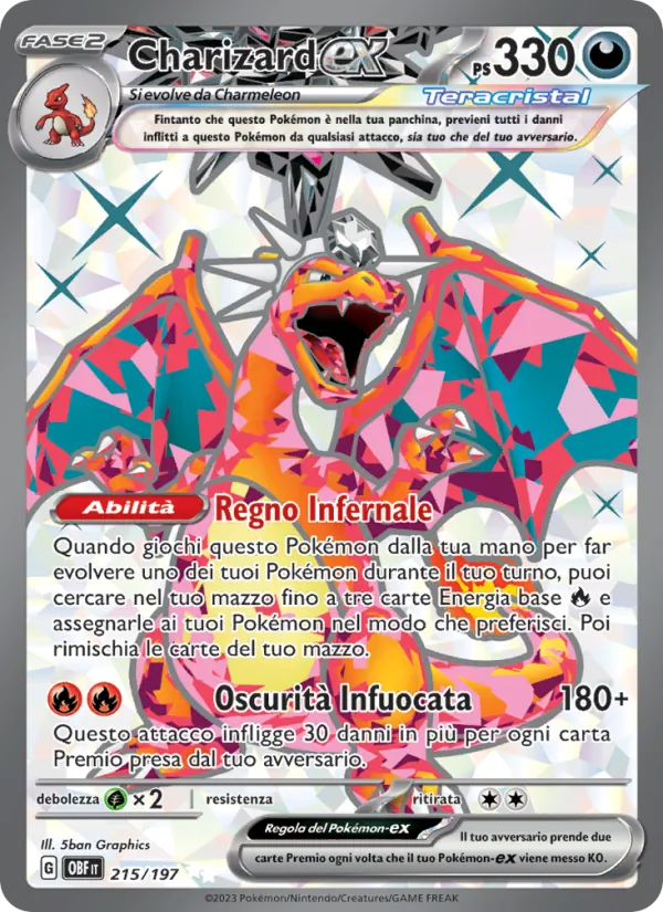 Charizard ex (OBF 215)