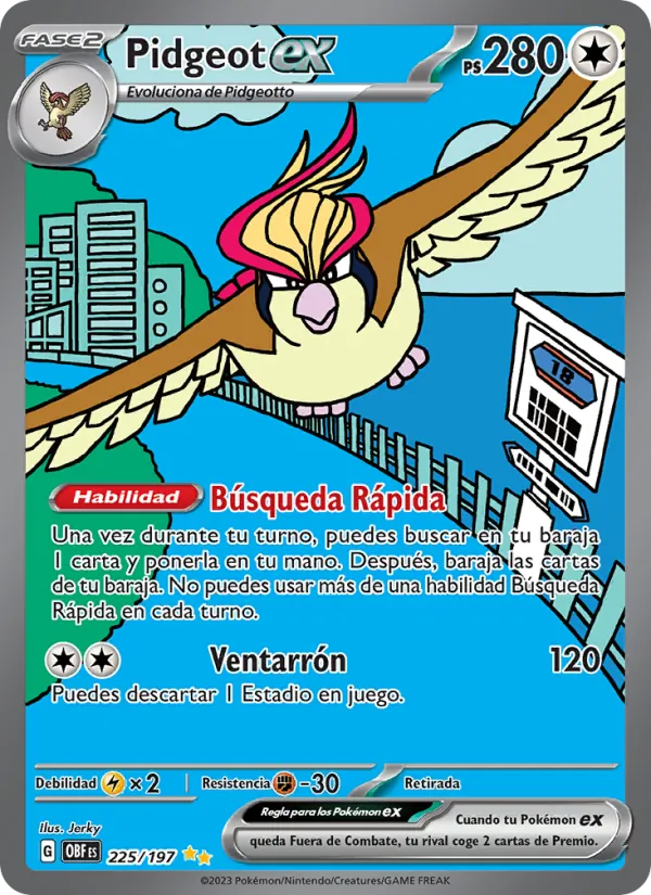 Pidgeot ex (OBF 225)