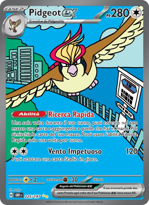 Pidgeot ex (OBF 225)