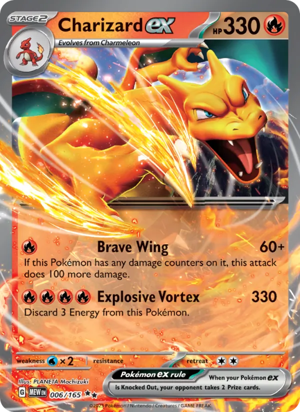 Charizard ex (MEW 006)