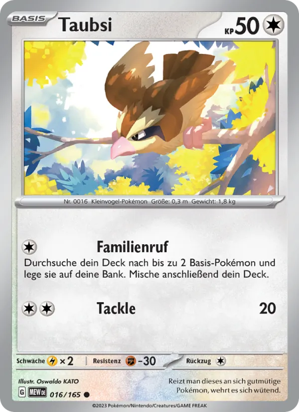 Taubsi (MEW 016)