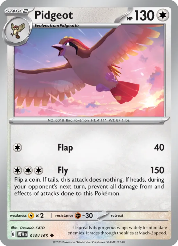 Pidgeot (MEW 018)