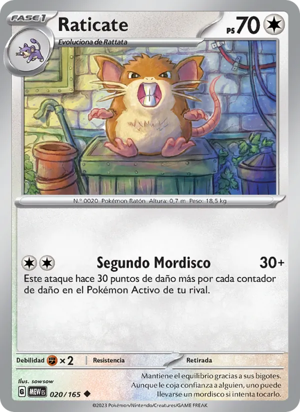 Raticate (MEW 020)