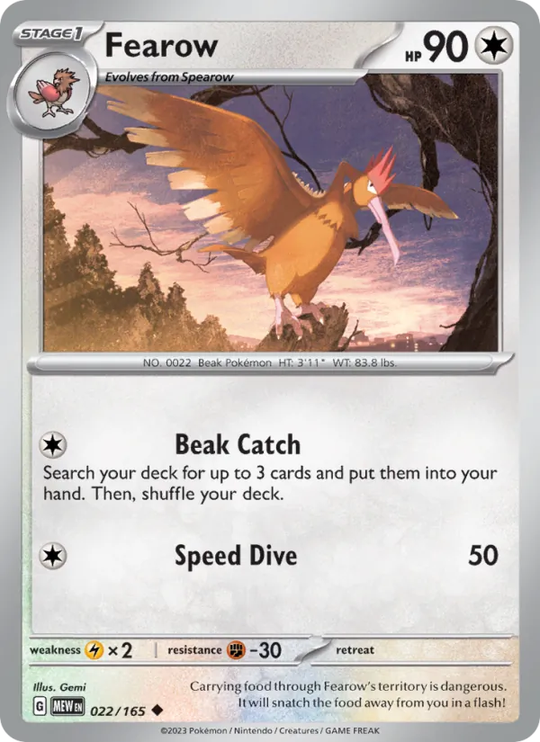 Fearow (MEW 022)