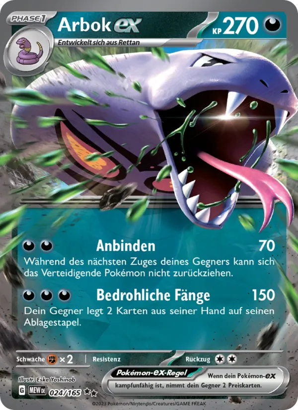 Arbok ex (MEW 024)