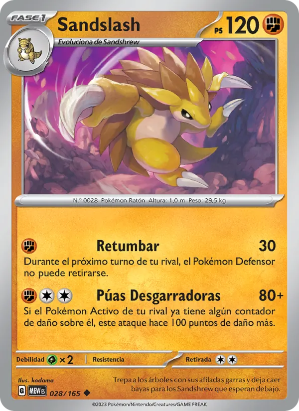 Sandslash (MEW 028)