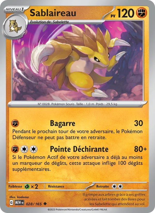 Sandslash (MEW 028)
