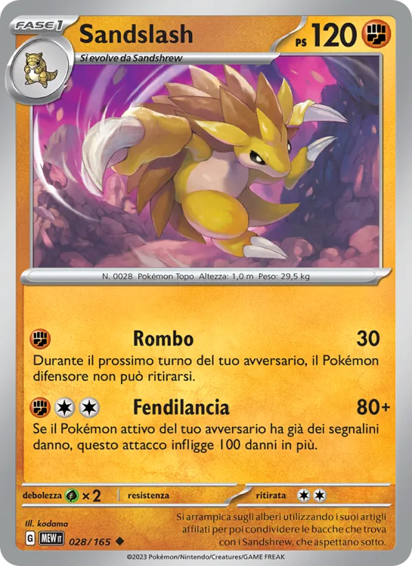 Sandslash (MEW 028)