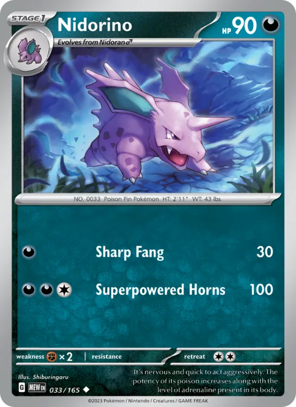 Nidorino (MEW 033)