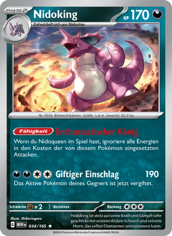 Nidoking (MEW 034)