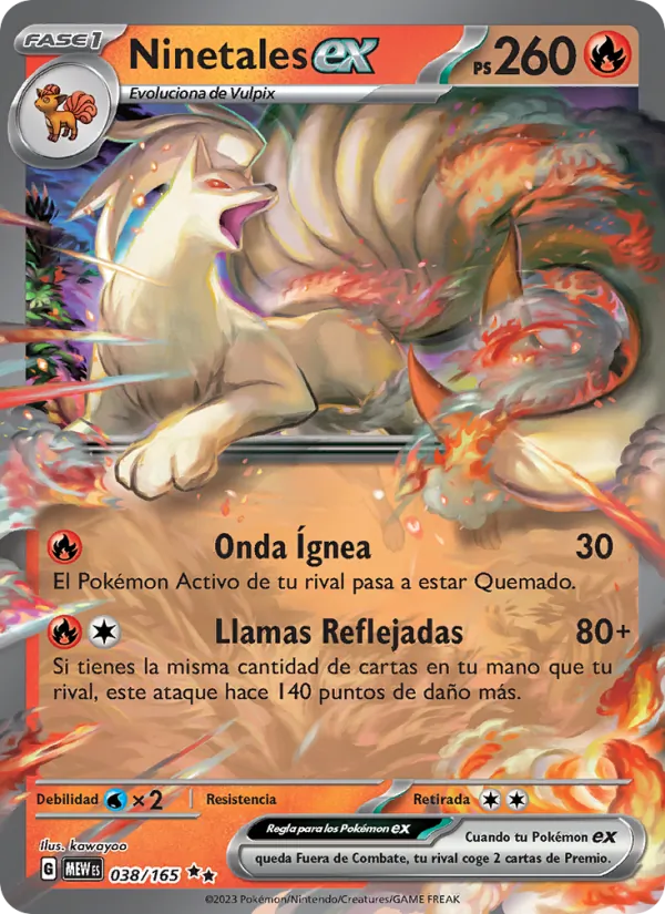 Ninetales ex (MEW 038)