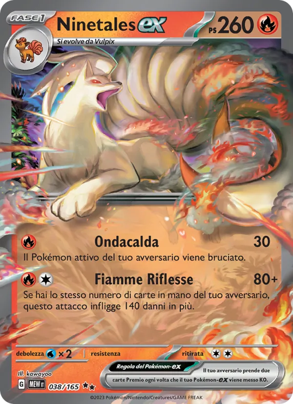 Ninetales ex (MEW 038)