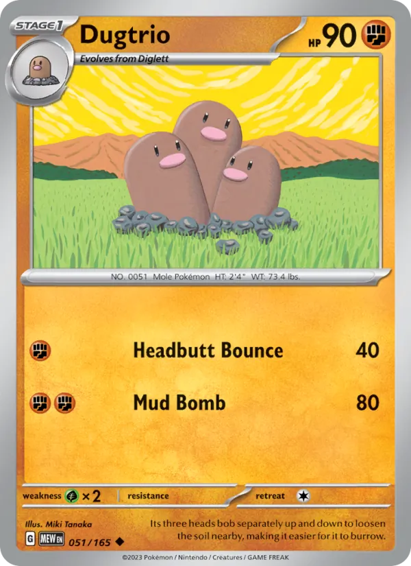 Dugtrio (MEW 051)