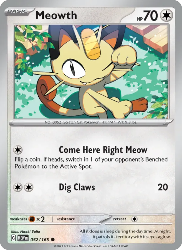 Meowth (MEW 052)