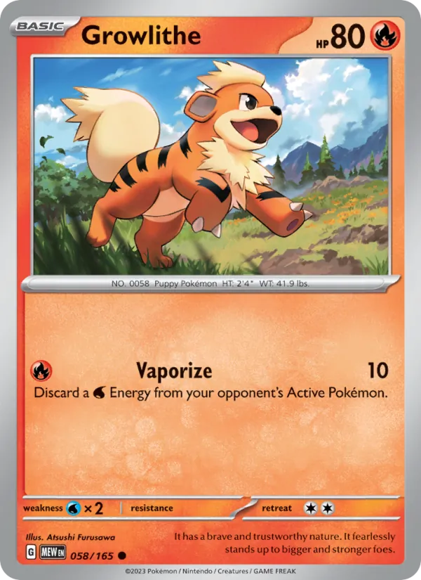 Growlithe (MEW 058)